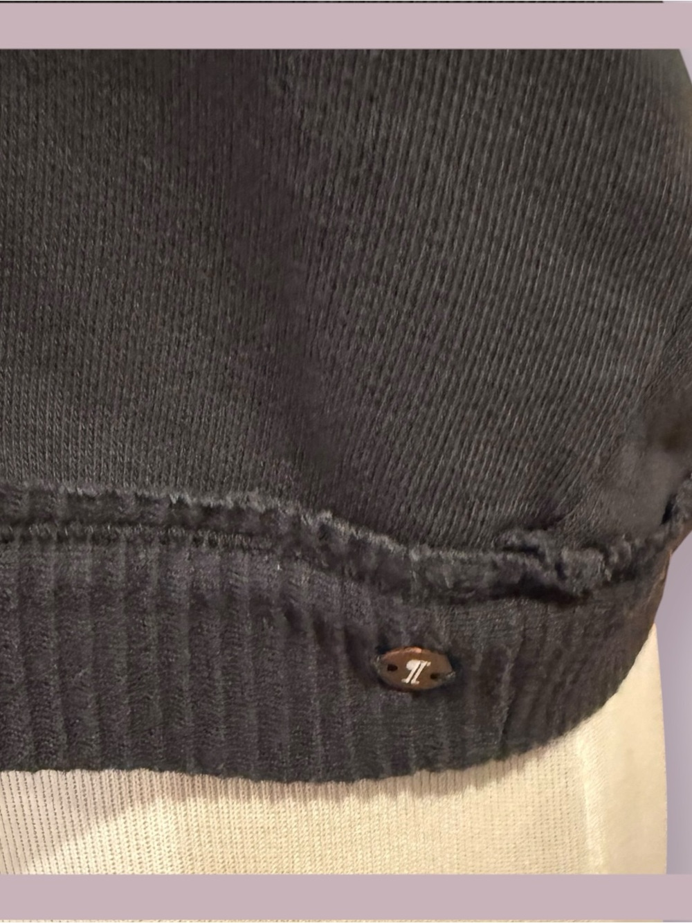 Anthropologie Pilcro Faded Black Cross Back Tee - Picture 6 of 8
